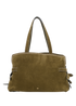 Wilson Tote, &pound;550, Handbags, Green, Suede, Back view